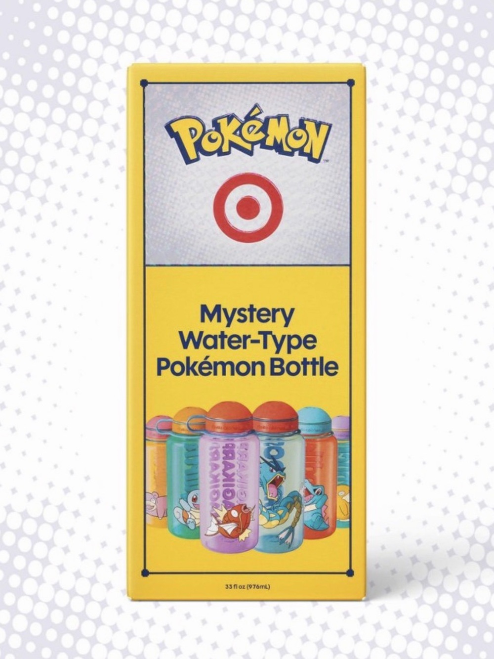 Pokemon X Target Mystery Water Type Pokemon Bottle 30th Anniversary Rare